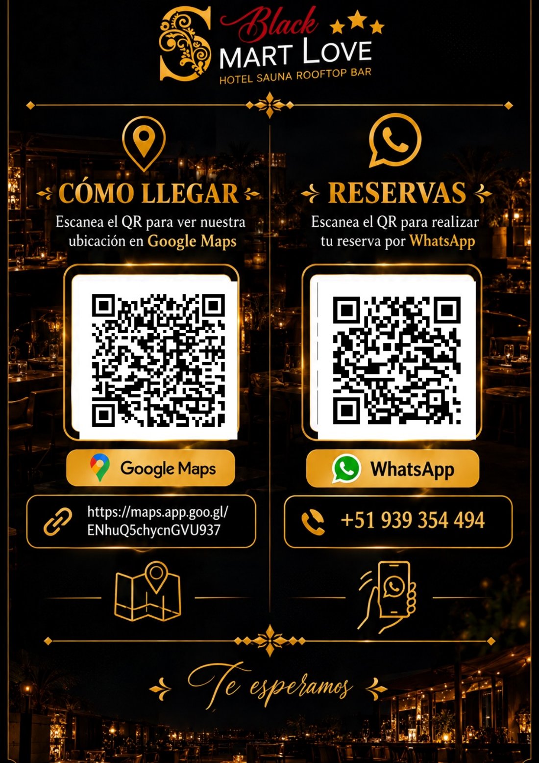 Cómo llegar y reservas de Smart Love Black
